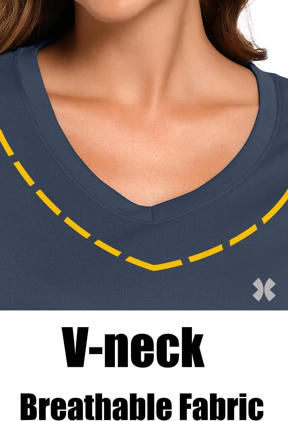 Summer T Shirts for Women Athletic Running T-Shirt Top Quick Dry UV Protection Gym Breathable Short Sleeve Sport Hiking Tops