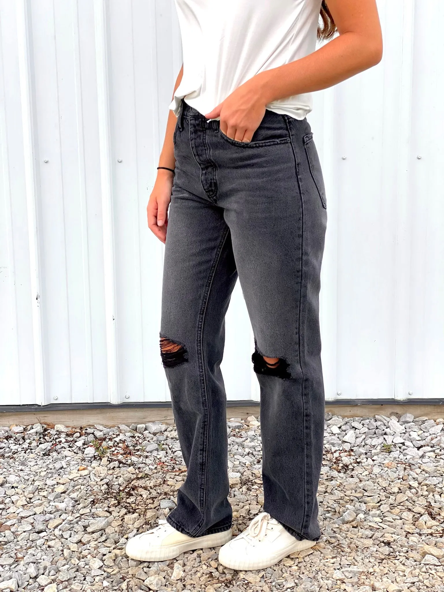 Talk Of The Town Black Jeans