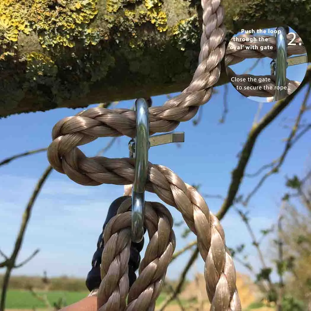 Tall Wooden Tree Swing - Outdoor Tree Swing