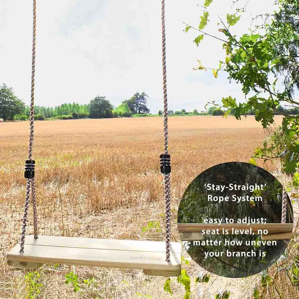 Tall Wooden Tree Swing - Outdoor Tree Swing