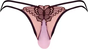 Thongs for Men Men's G String Low Waisted Mesh Mens Underwear Sexy Butterfly U Shaped Bag Comfortable Underwear for Men