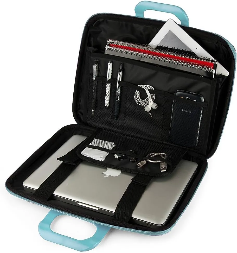 Versatile Daily Commute Slim Light Durable Spill Scratch Resilient Briefcase Messenger Bag for Tablets, Laptops