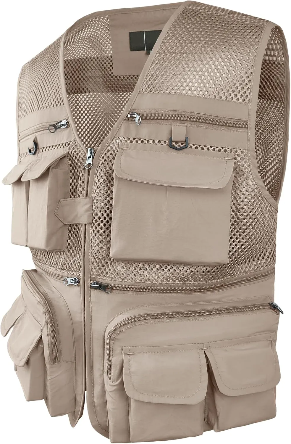 Versatile Men's Summer Vest for Fishing, Travel, Outdoor Work, Safari and Photography with Multiple Pockets