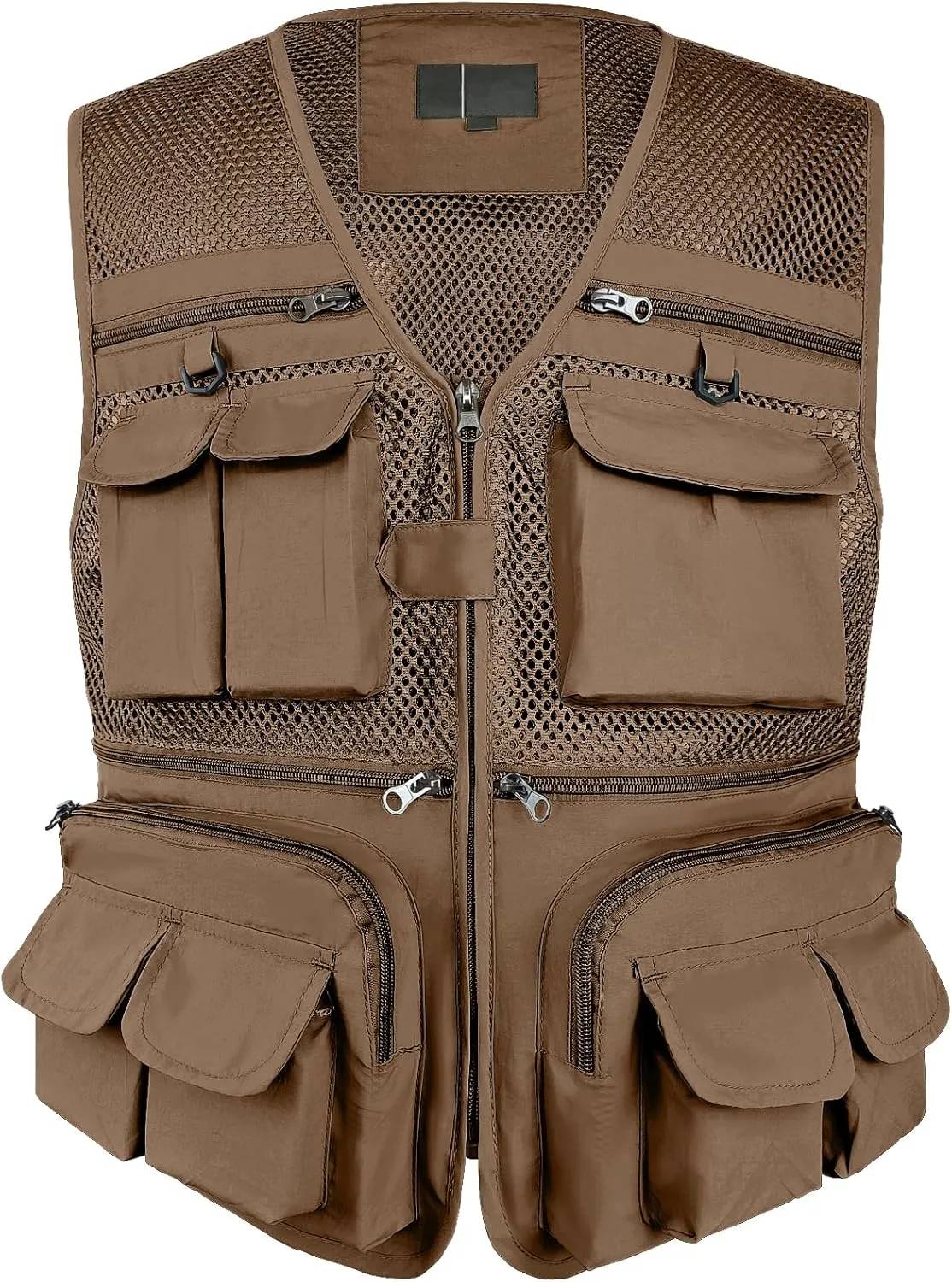 Versatile Men's Summer Vest for Fishing, Travel, Outdoor Work, Safari and Photography with Multiple Pockets