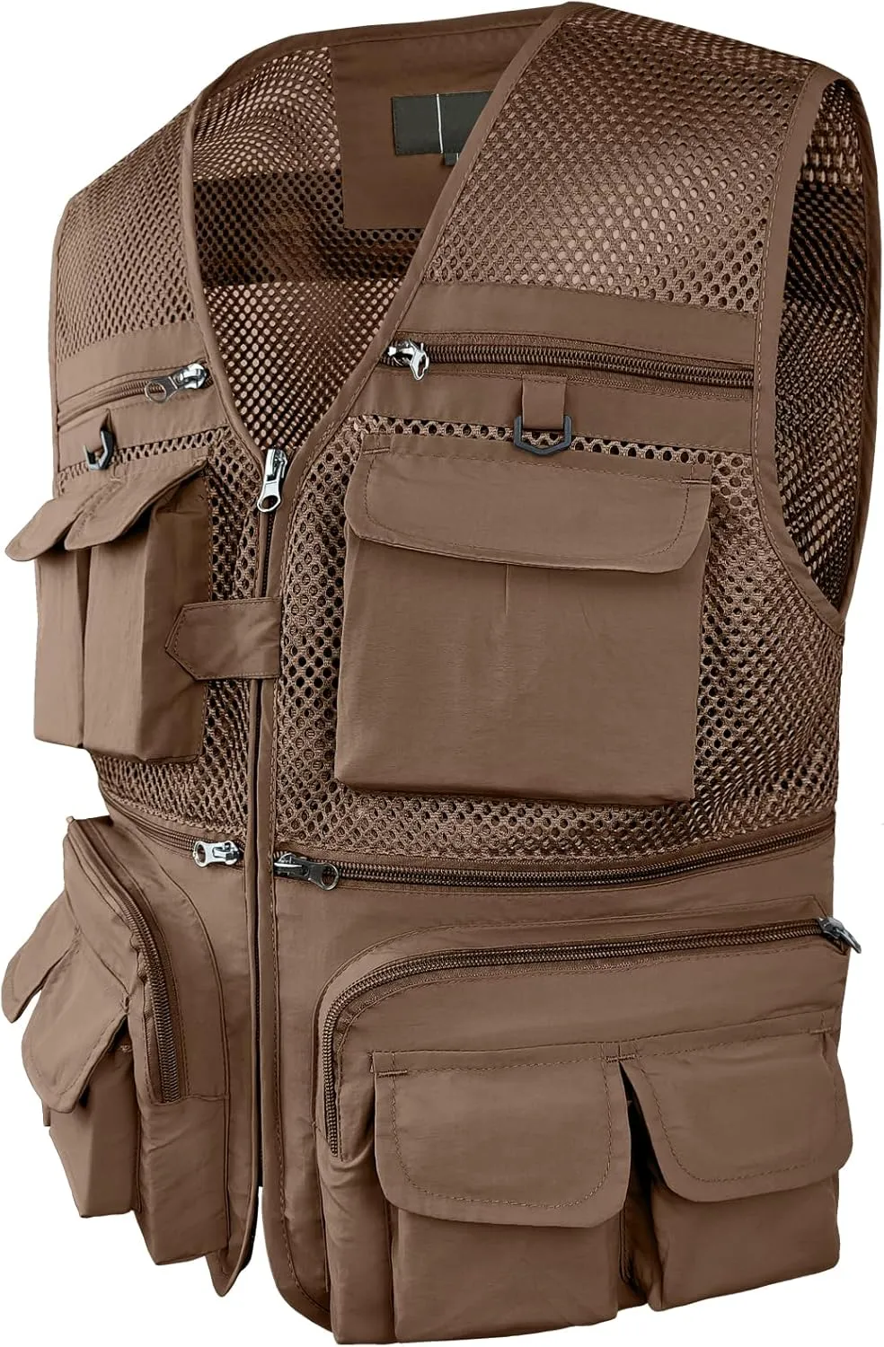 Versatile Men's Summer Vest for Fishing, Travel, Outdoor Work, Safari and Photography with Multiple Pockets