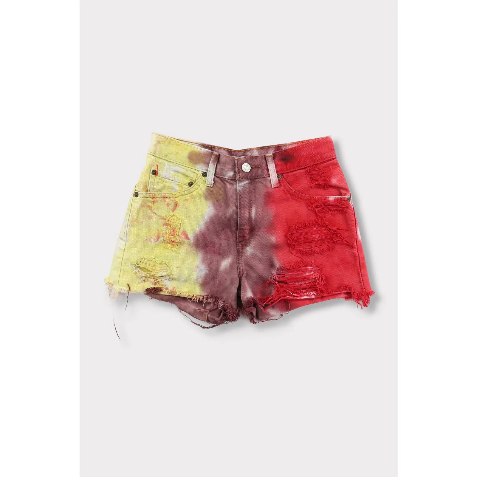 Vintage Y2K Levi’s 517 Tie Dye Low Rise Shorts