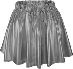 Women's Elastic Waist Pleated Skirt Cute Skirt Versatile Flared Cute Y2K Skirt Cheerleading Performance Multicolor