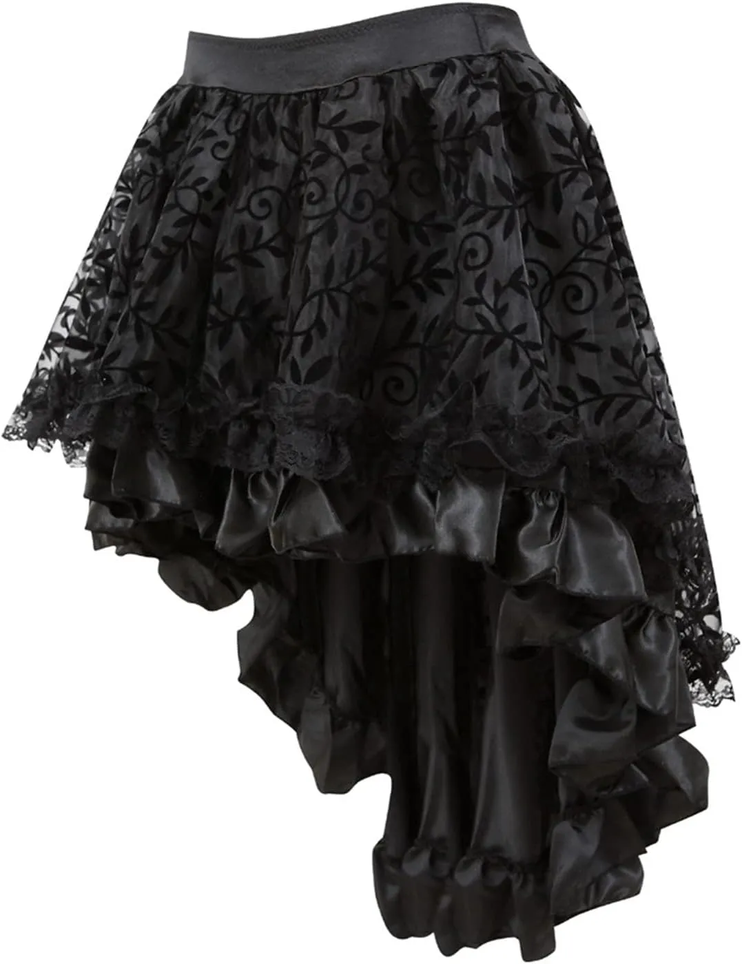 Womens Hippie Victorian Goth Ruched Maxi Long Midi Knee Length Skorts Skirts for Women Lace Skorts 2025
