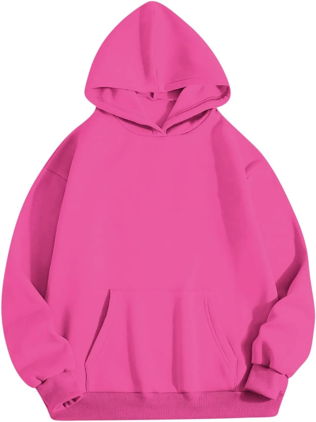 Women's Oversized Hooded Sweatshirt 2024 Fall Fashion Long Sleeve Casual Hoodies Pullover Tops with Pocket
