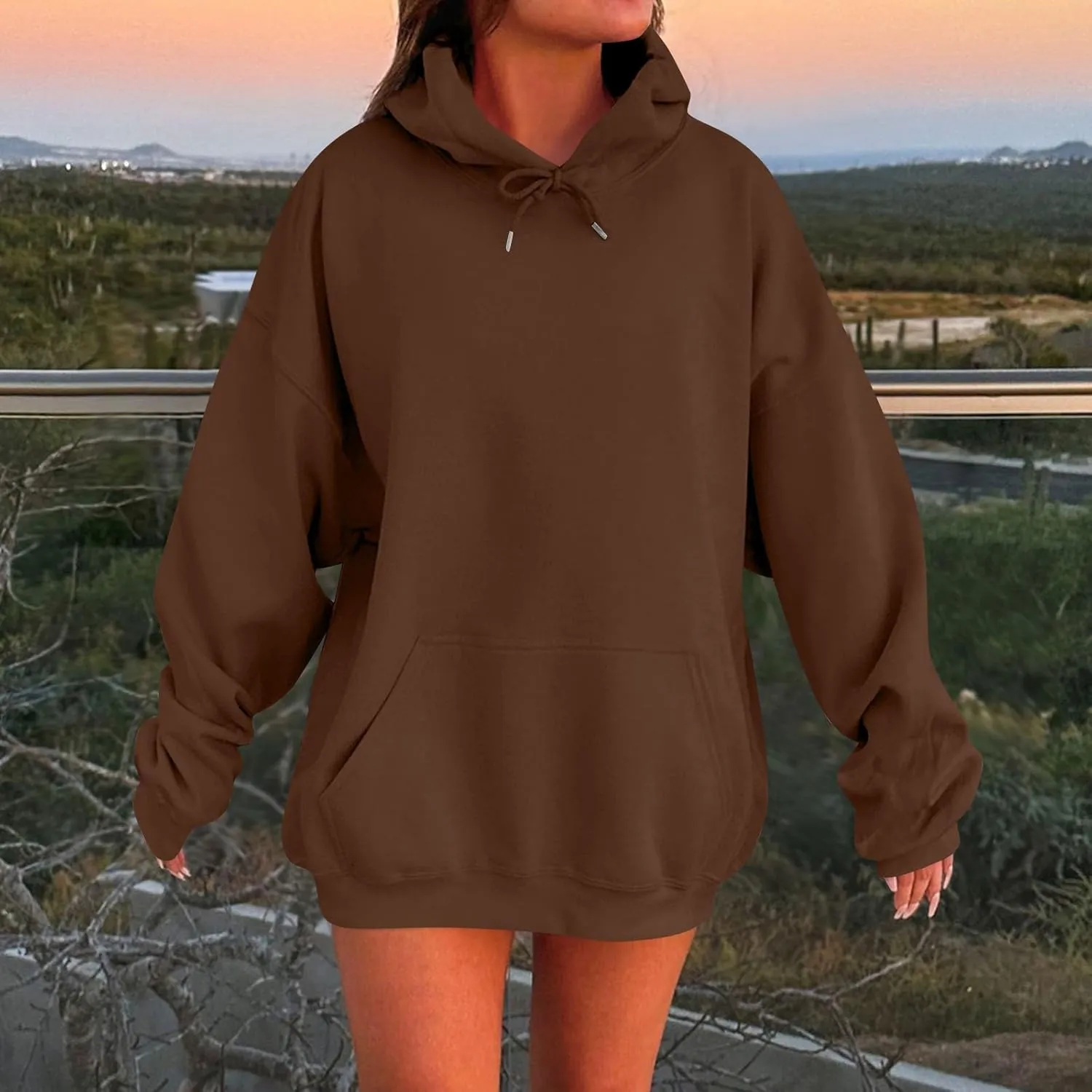 Womens Oversized Hoodies Winter Cute Sweatshirts Pullover 2024 Fashion Tops Trendy Outfits