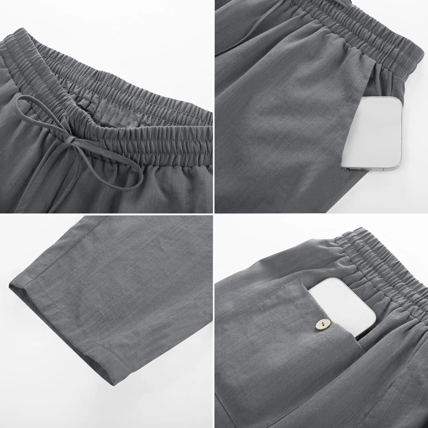 Women's Pants, Linen Peasant Pants Straight Leg Casual WomenS 2025 Trendy Cotton