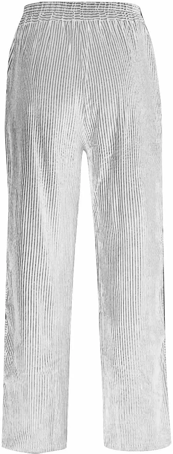 Womens Sweatpants, Peasant Pants Straight Leg Casual Linen Trendy Striped Side Loose