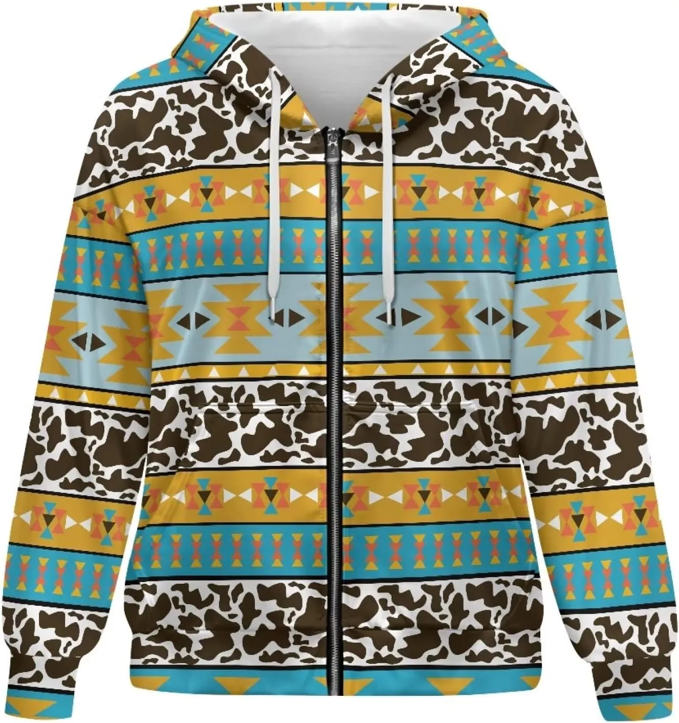 Women's Zip Up Hoodie Trendy Thermal Long Sleeve Shirts for Women