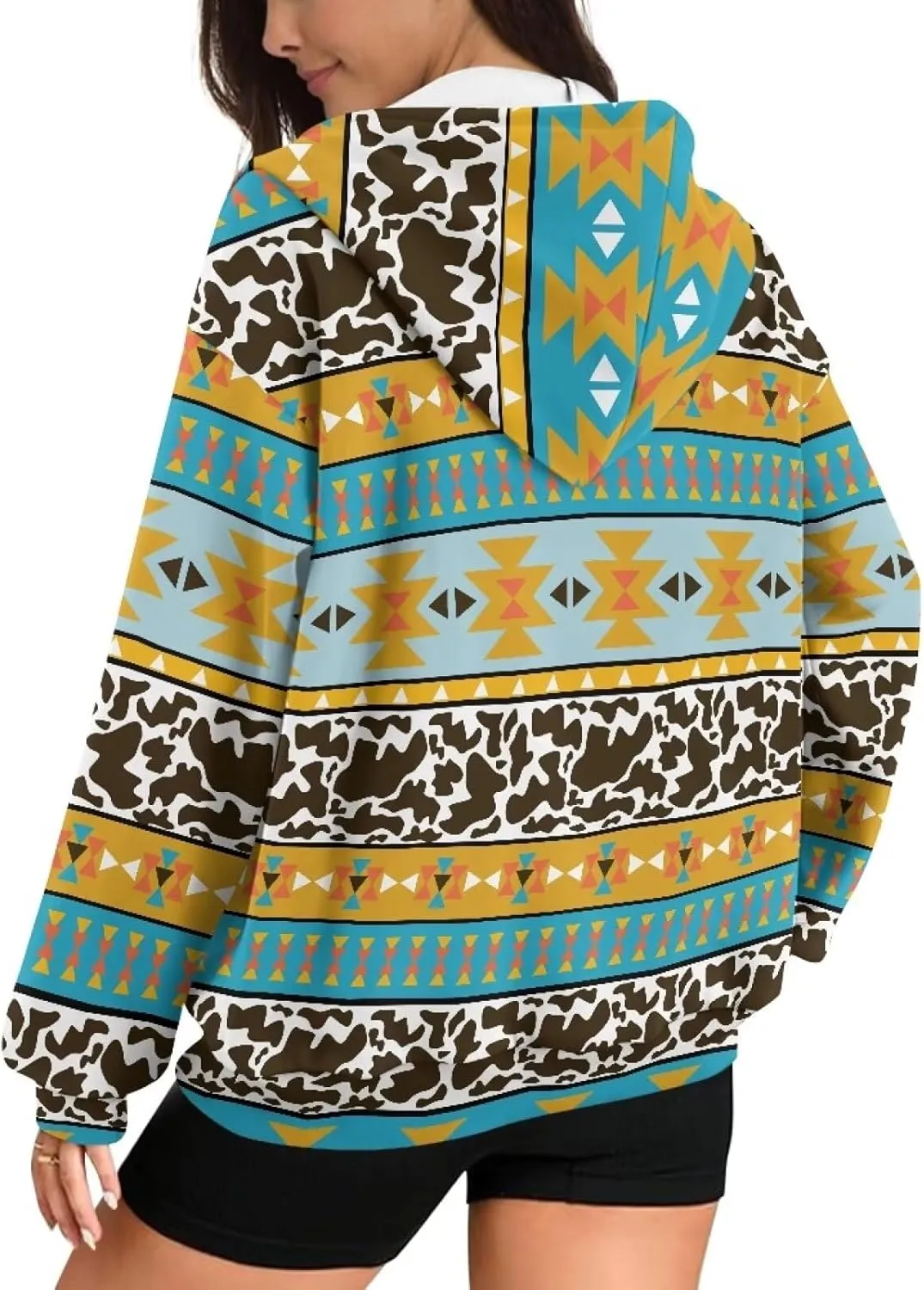 Women's Zip Up Hoodie Trendy Thermal Long Sleeve Shirts for Women