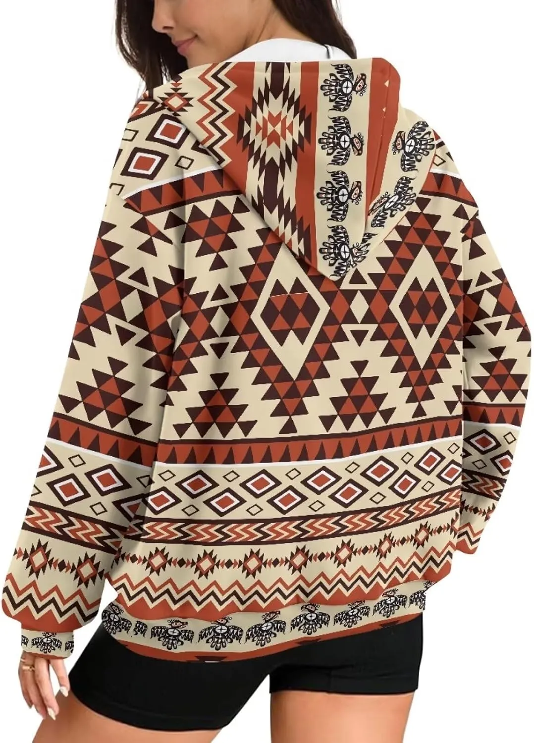 Women's Zip Up Hoodie Trendy Thermal Long Sleeve Shirts for Women