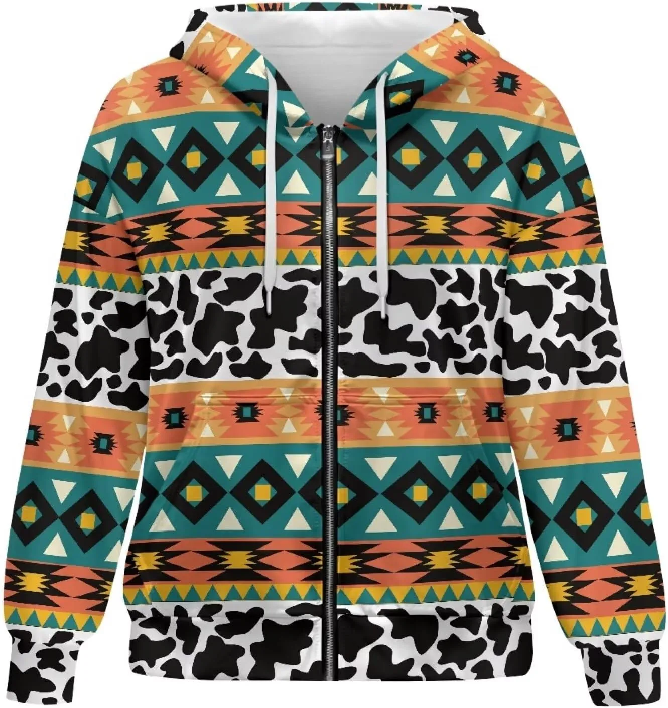Women's Zip Up Hoodie Trendy Thermal Long Sleeve Shirts for Women