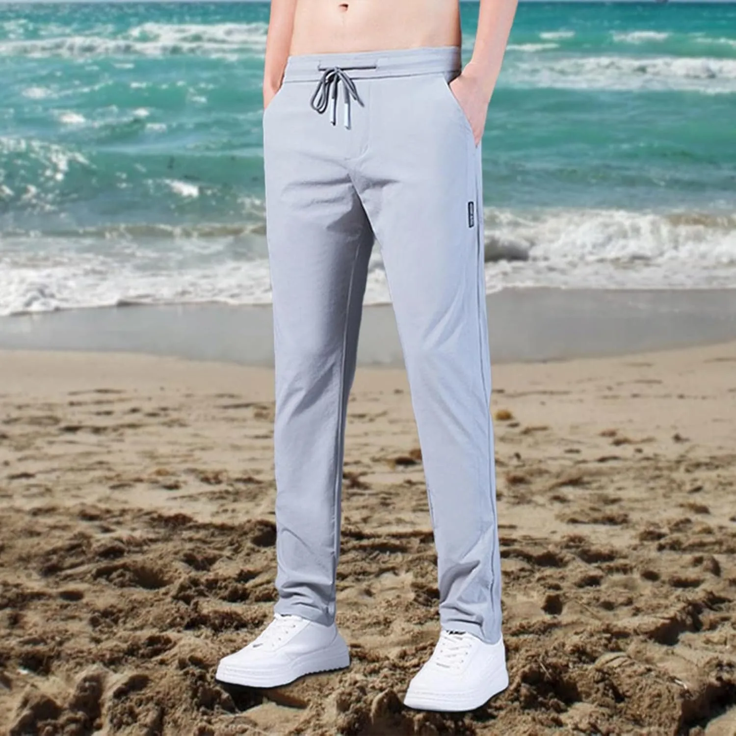 Work Pants for Men Slim Fit Lightweight Hiking Pants Breathable Quick Dry Camping Fishing Active Athletic Jogger Pant
