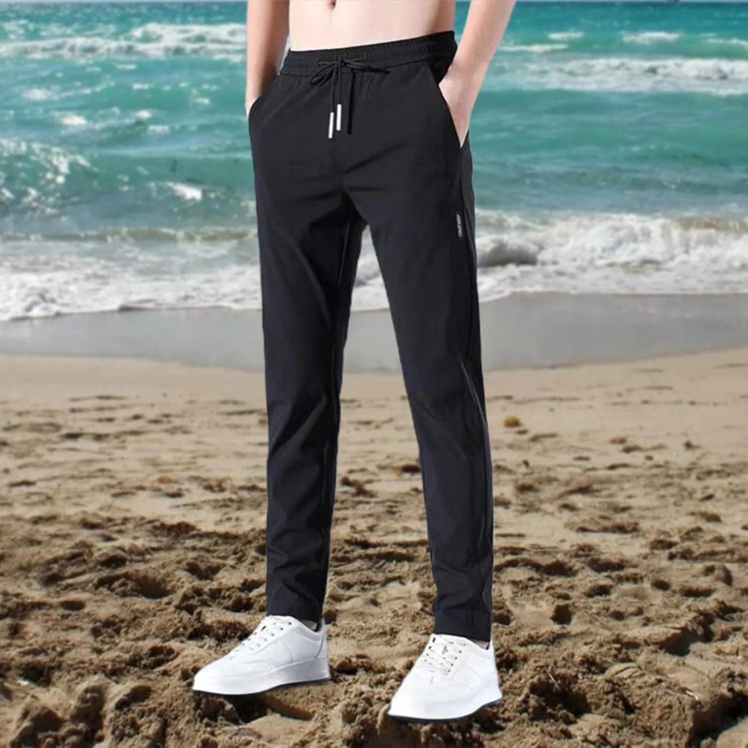 Work Pants for Men Slim Fit Lightweight Hiking Pants Breathable Quick Dry Camping Fishing Active Athletic Jogger Pant