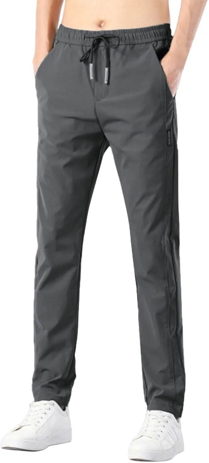 Work Pants for Men Slim Fit Lightweight Hiking Pants Breathable Quick Dry Camping Fishing Active Athletic Jogger Pant