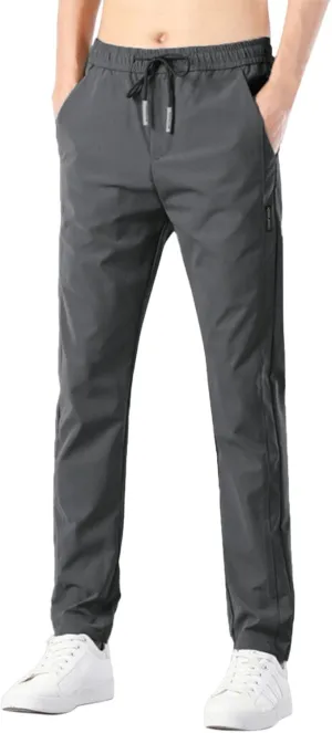 Work Pants for Men Slim Fit Lightweight Hiking Pants Breathable Quick Dry Camping Fishing Active Athletic Jogger Pant