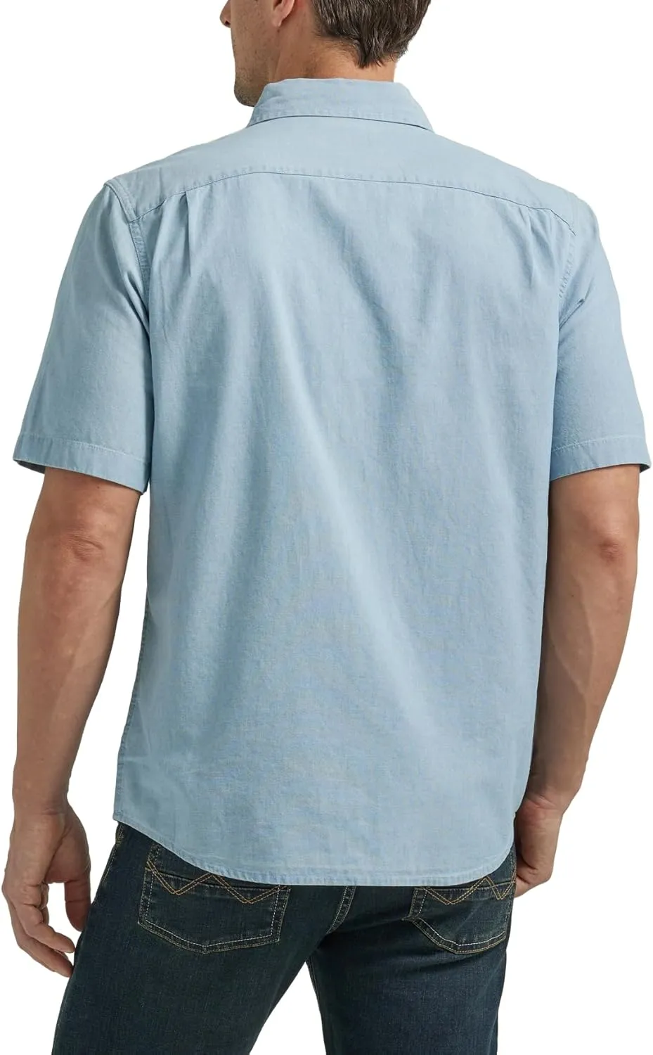 Wrangler Authentics Men's Short Sleeve Classic Woven Shirt