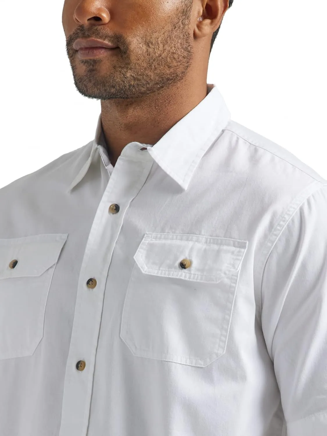 Wrangler Authentics Men's Short Sleeve Classic Woven Shirt