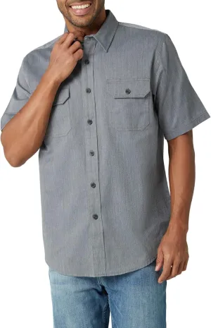 Wrangler Authentics Men's Short Sleeve Classic Woven Shirt