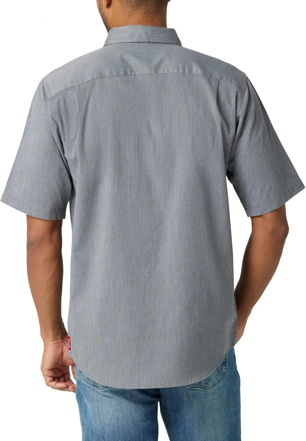 Wrangler Authentics Men's Short Sleeve Classic Woven Shirt