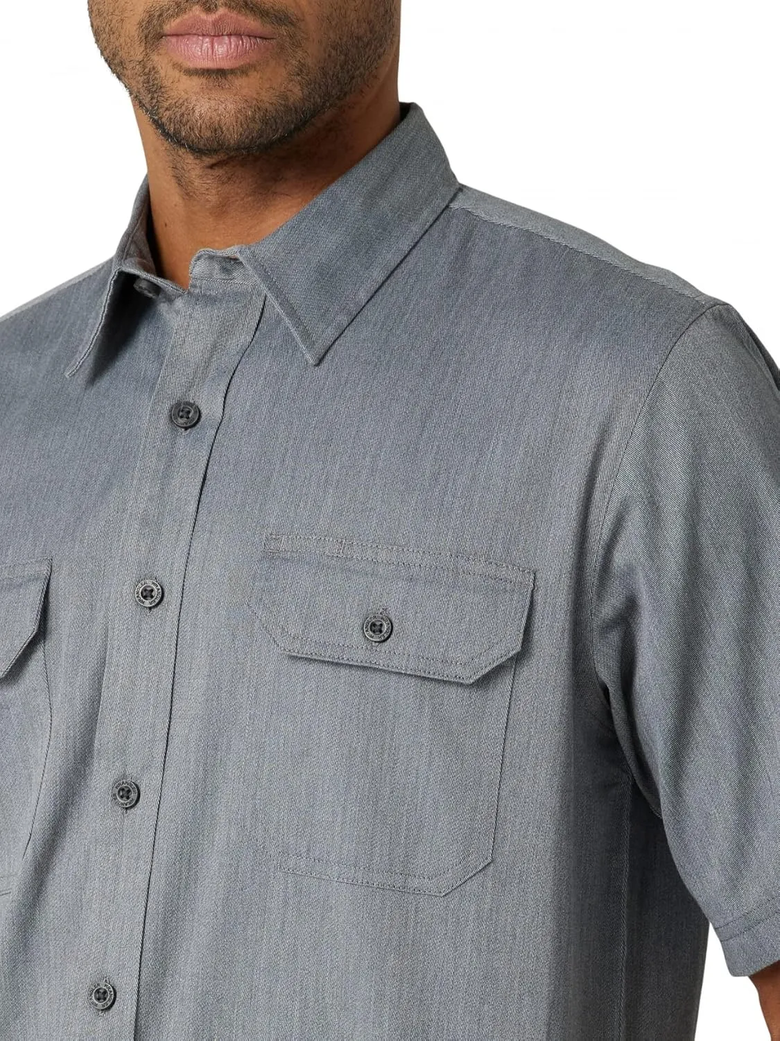 Wrangler Authentics Men's Short Sleeve Classic Woven Shirt