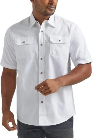 Wrangler Authentics Men's Short Sleeve Classic Woven Shirt