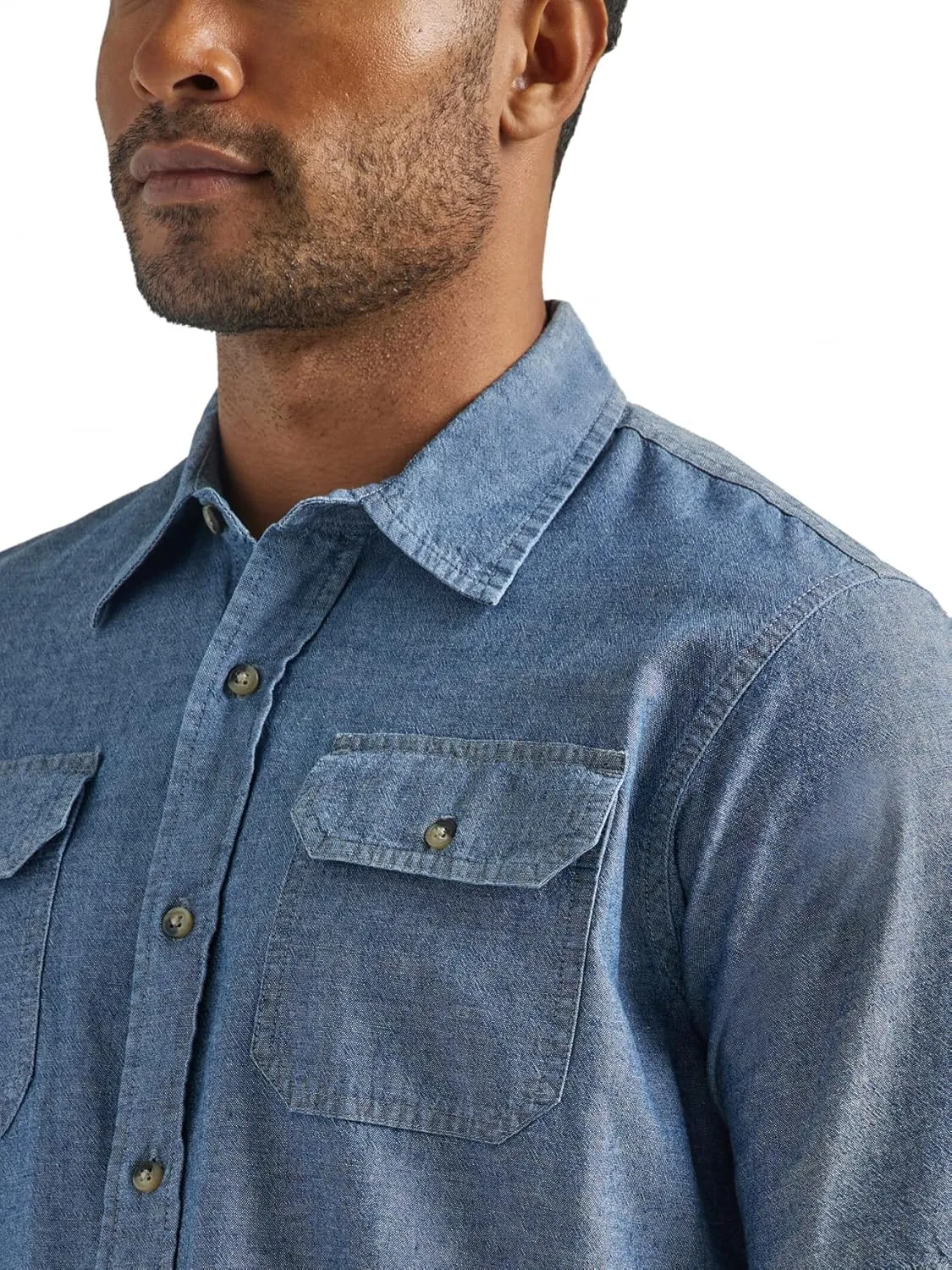 Wrangler Authentics Men's Short Sleeve Classic Woven Shirt