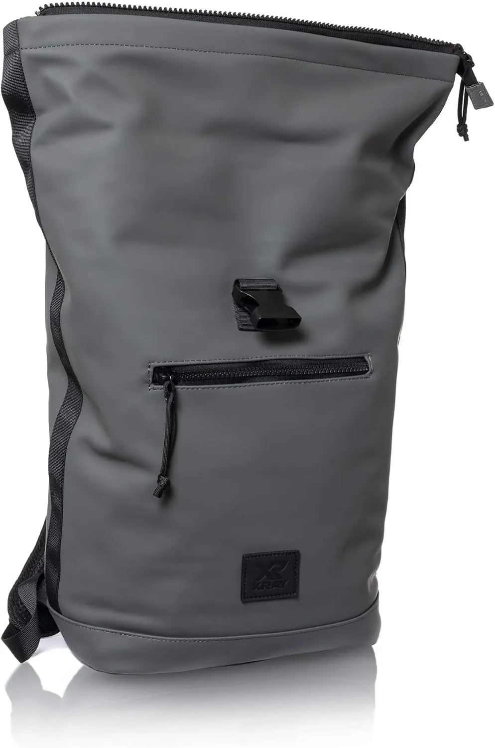 X RAY Expandable Roll Top Waterproof Trendy Backpack With Laptop Pocket (Slate)