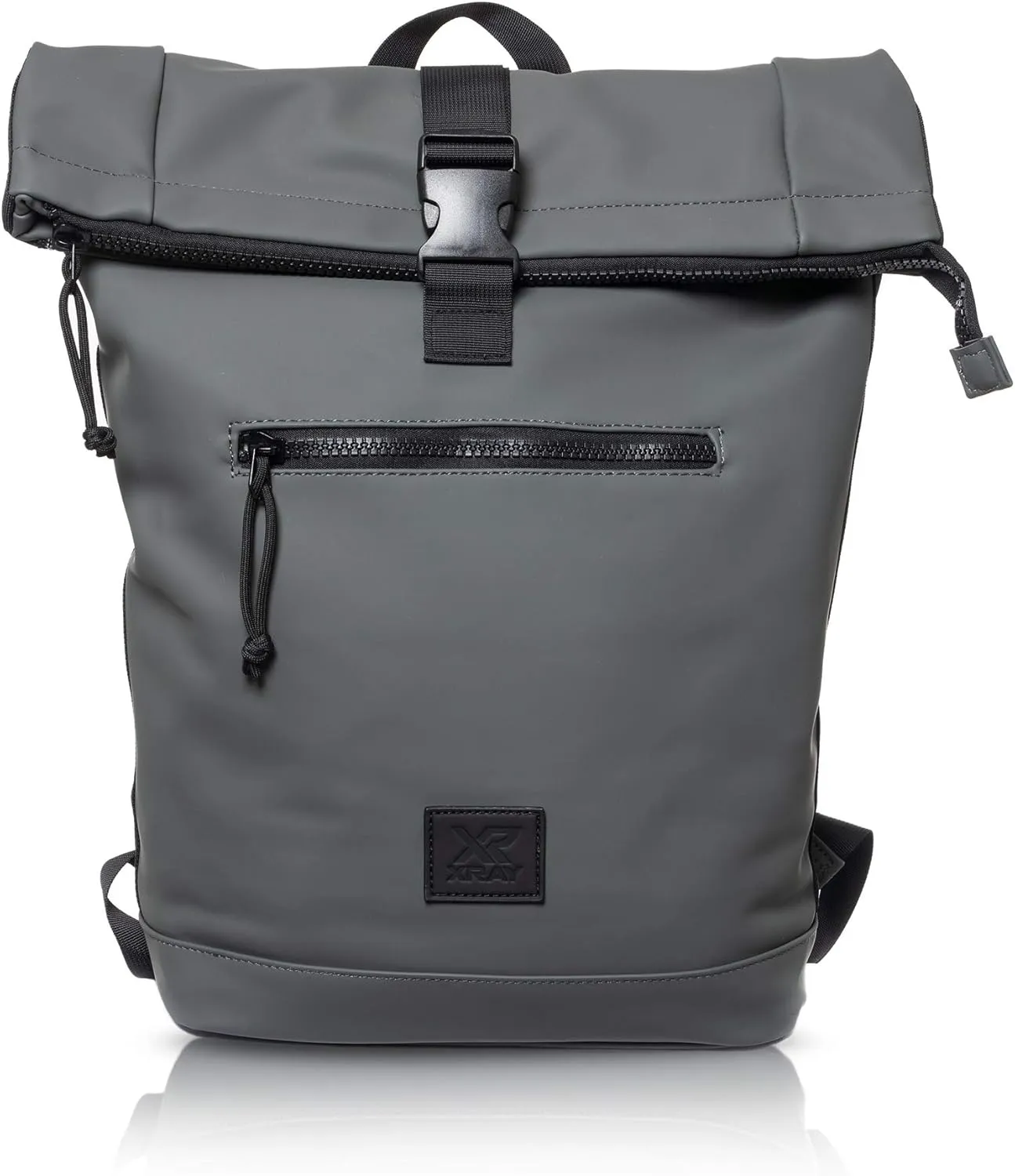 X RAY Expandable Roll Top Waterproof Trendy Backpack With Laptop Pocket (Slate)