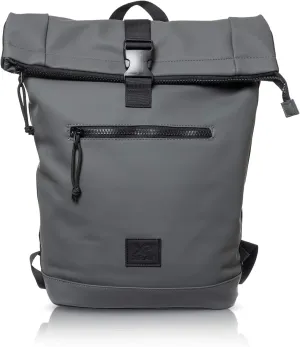 X RAY Expandable Roll Top Waterproof Trendy Backpack With Laptop Pocket (Slate)