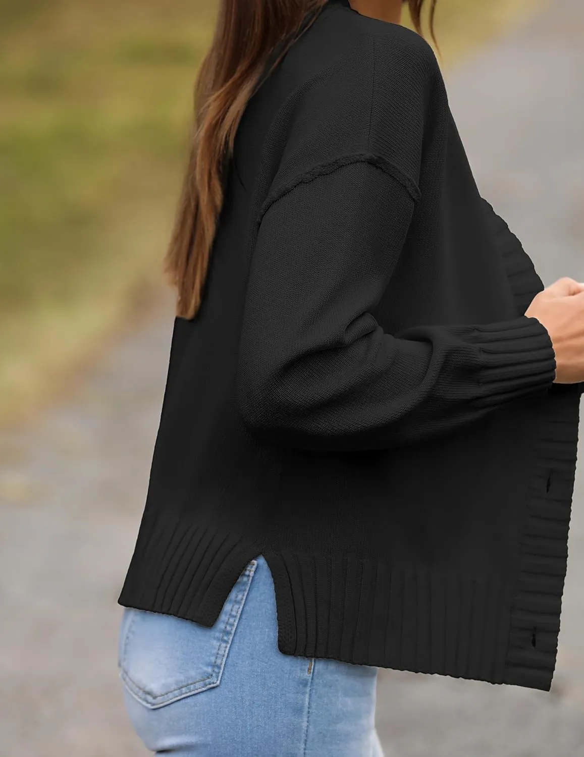 Zeagoo Women's Cropped Cardigan 2025 Fall Button Sweaters V Neck Long Sleeve Cardigans Knit Outwear