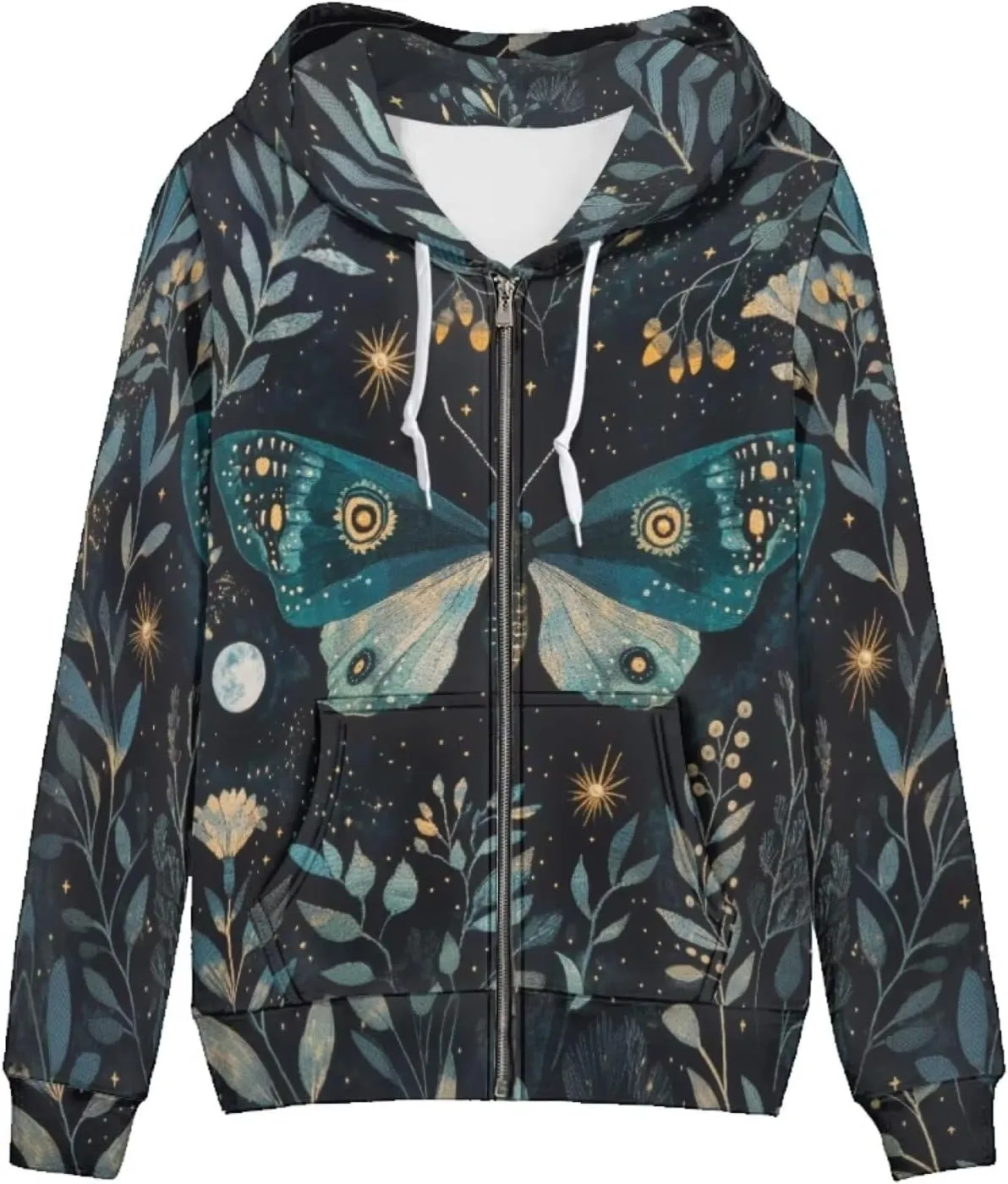 Zipper Hoodies for Women Trendy Lightweight Hoodie Women Hooded Sweatshirt Jacket