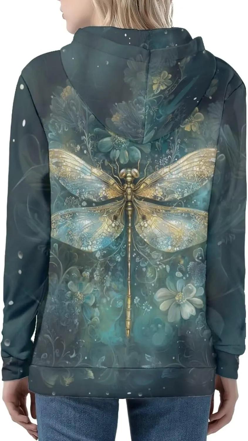 Zipper Hoodies for Women Trendy Lightweight Hoodie Women Hooded Sweatshirt Jacket